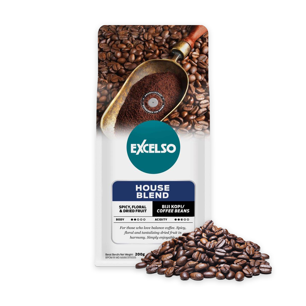 EXCELSO HOUSE BLEND COFFEE BEANS