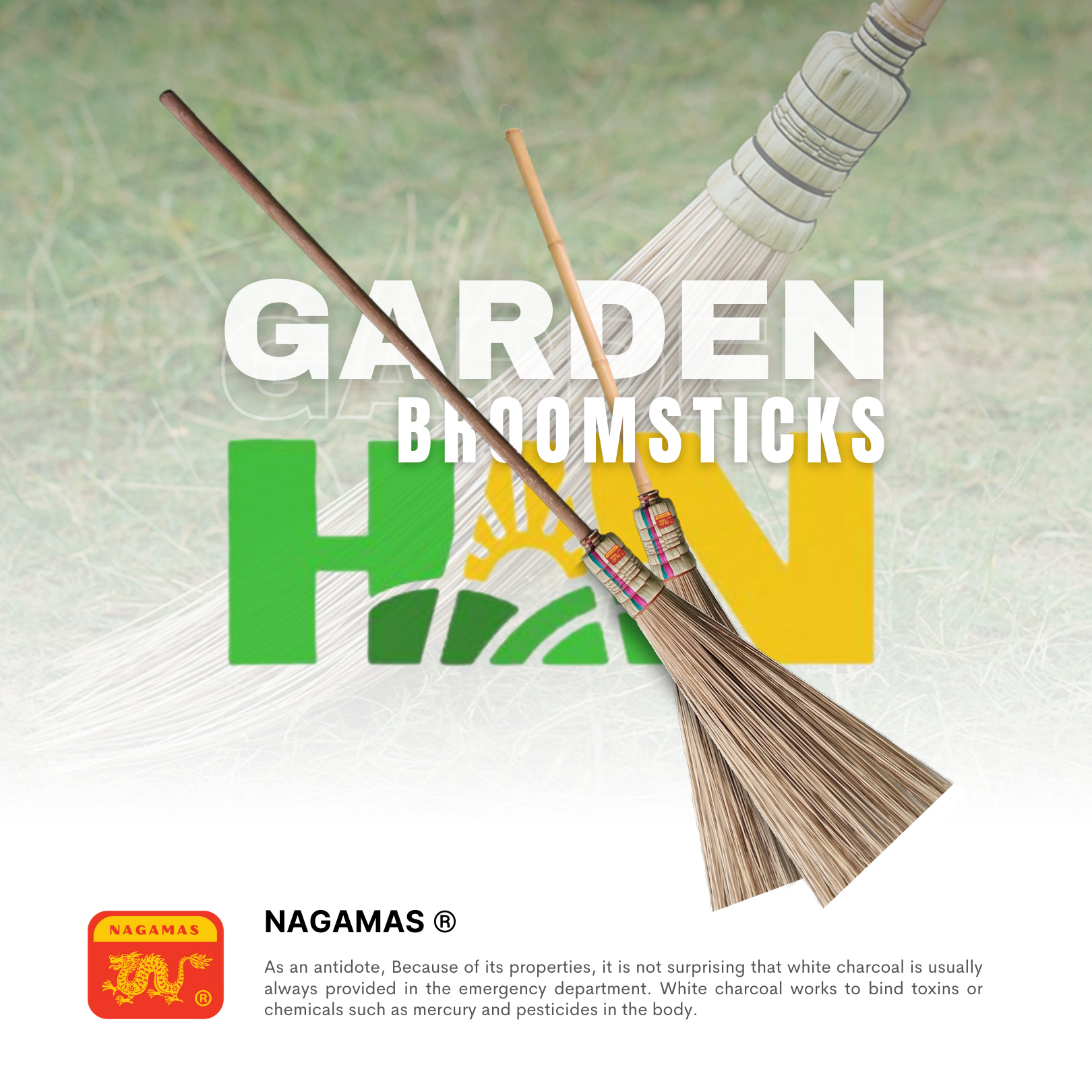 GARDEN BROOMSTICKS