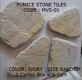 PUMICE STONE TILES (RANDOM)