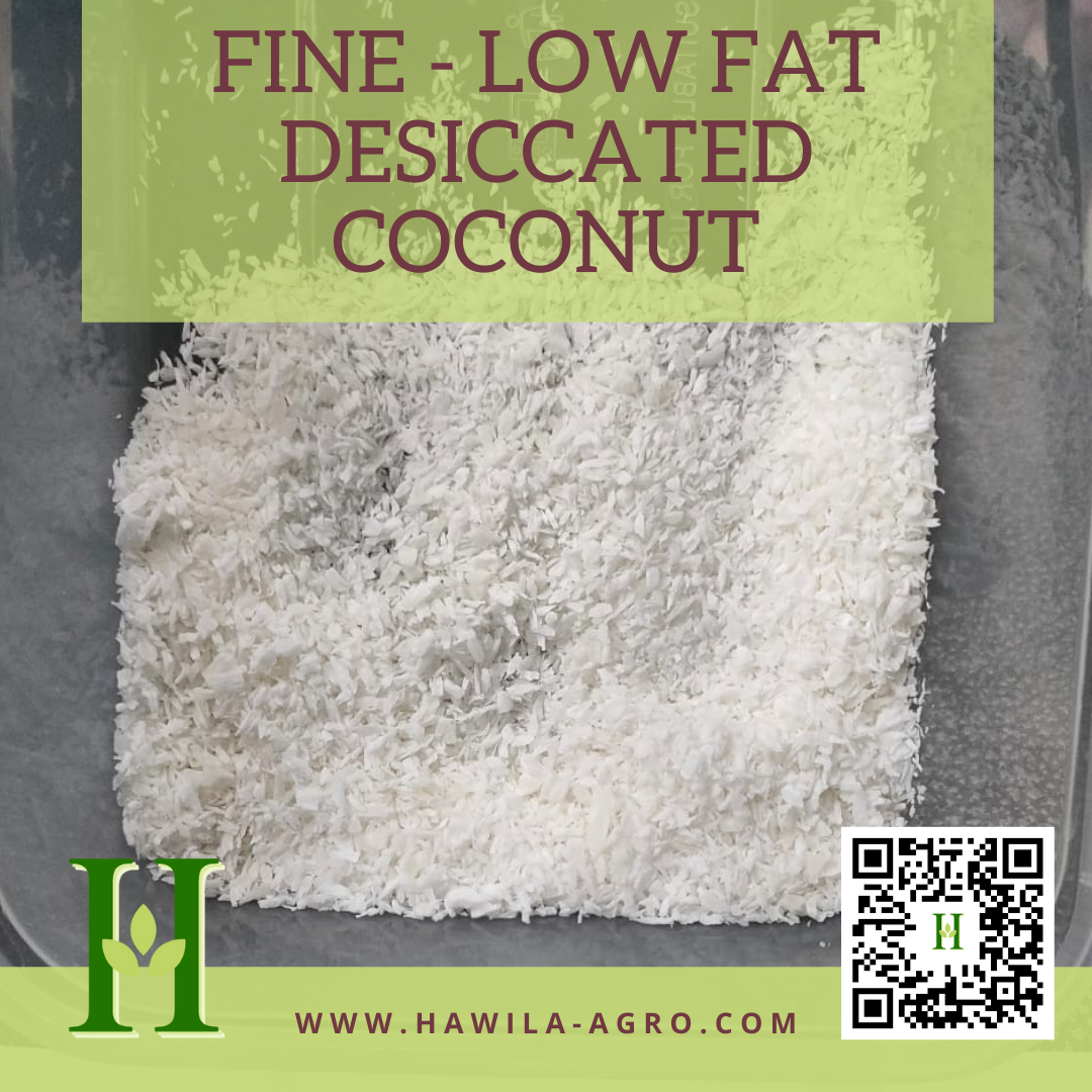 Desiccated Coconut Low Fat Fine Inaexport