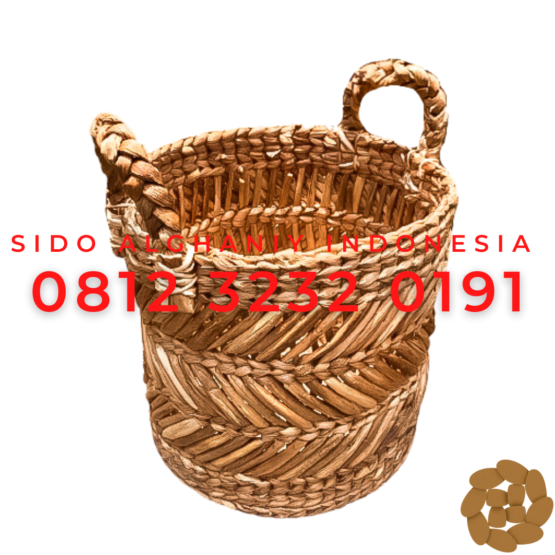 SET OF 2 WATER HYACINTH BASKET Inaexport