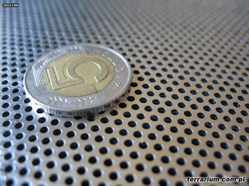 Mild Steel Perforated Metal 1.8mm 1.2 x 2.4m diameter 3mm up to 12mm