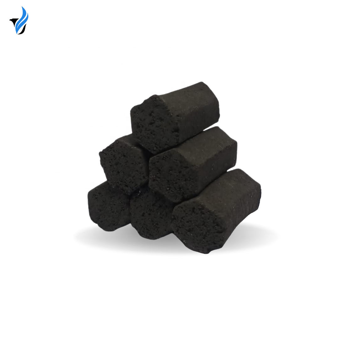 hookah charcoal indonesia hexagonal shape with superior burning time