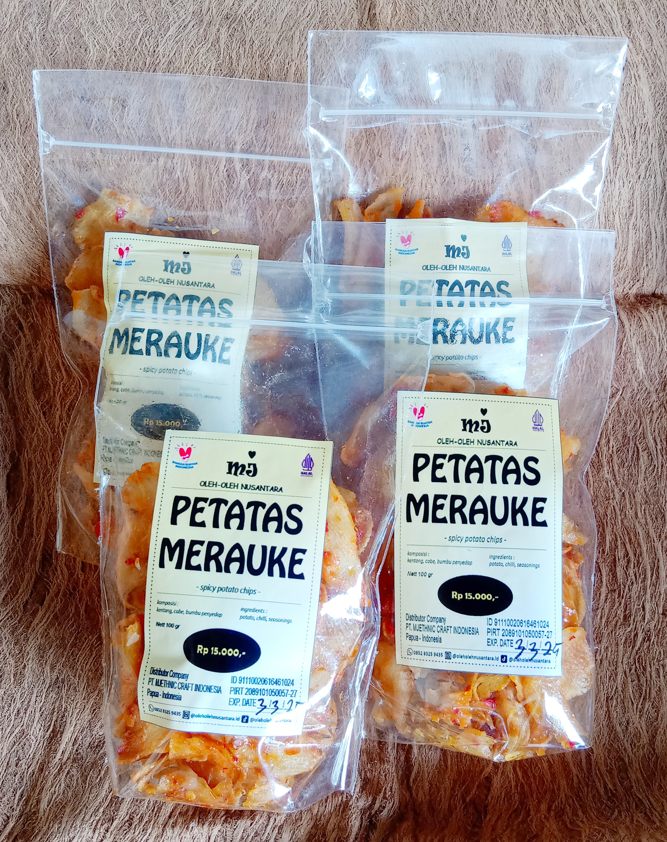 Snack Spicy Potato Chips