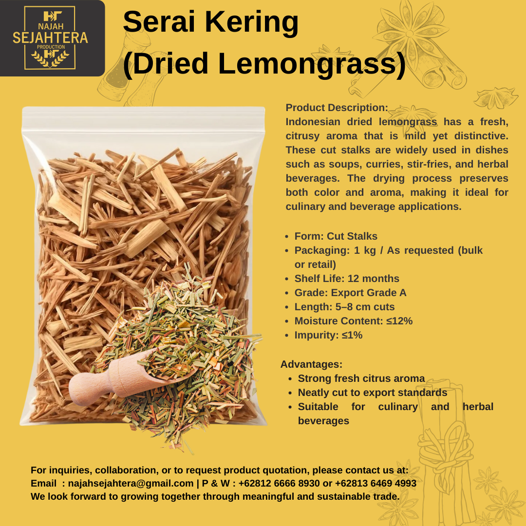 Lemongrass -  Dried