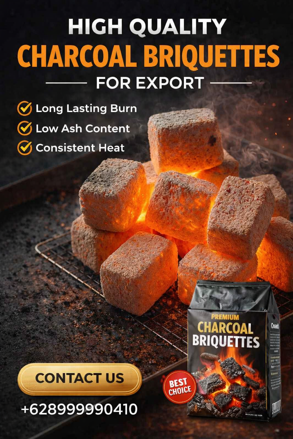 CHARCOAL BRIQUETTES