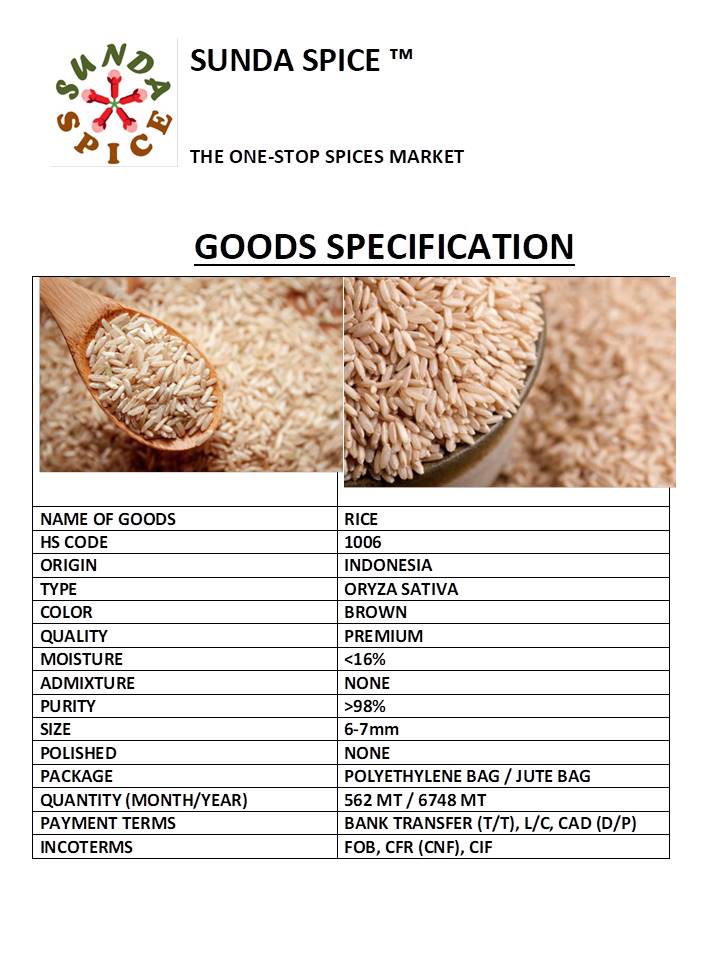 RICE Inaexport Rice inaexport